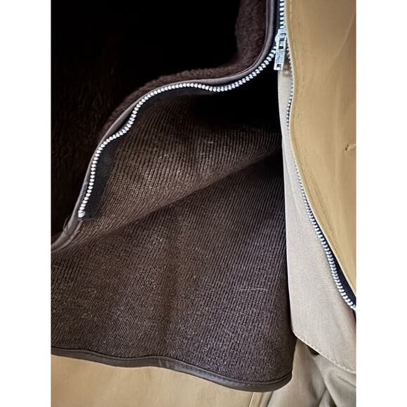 London Fog Coat 40L Tan Maincoat Weatherwear Trench Double Breasted Button - Picture 14 of 14